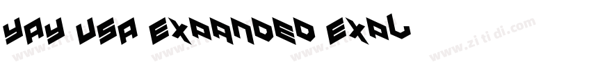 YAY USA Expanded Exp字体转换
